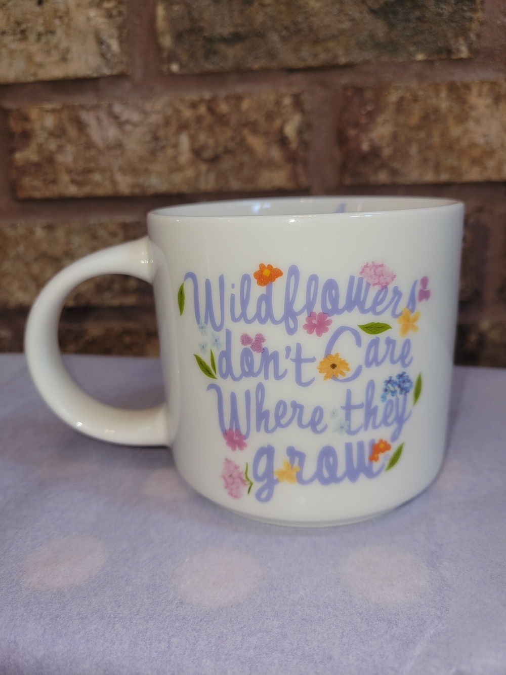 Dolly Parton Wildflowers Dont Care Where They Grow 16 oz Mug NEW